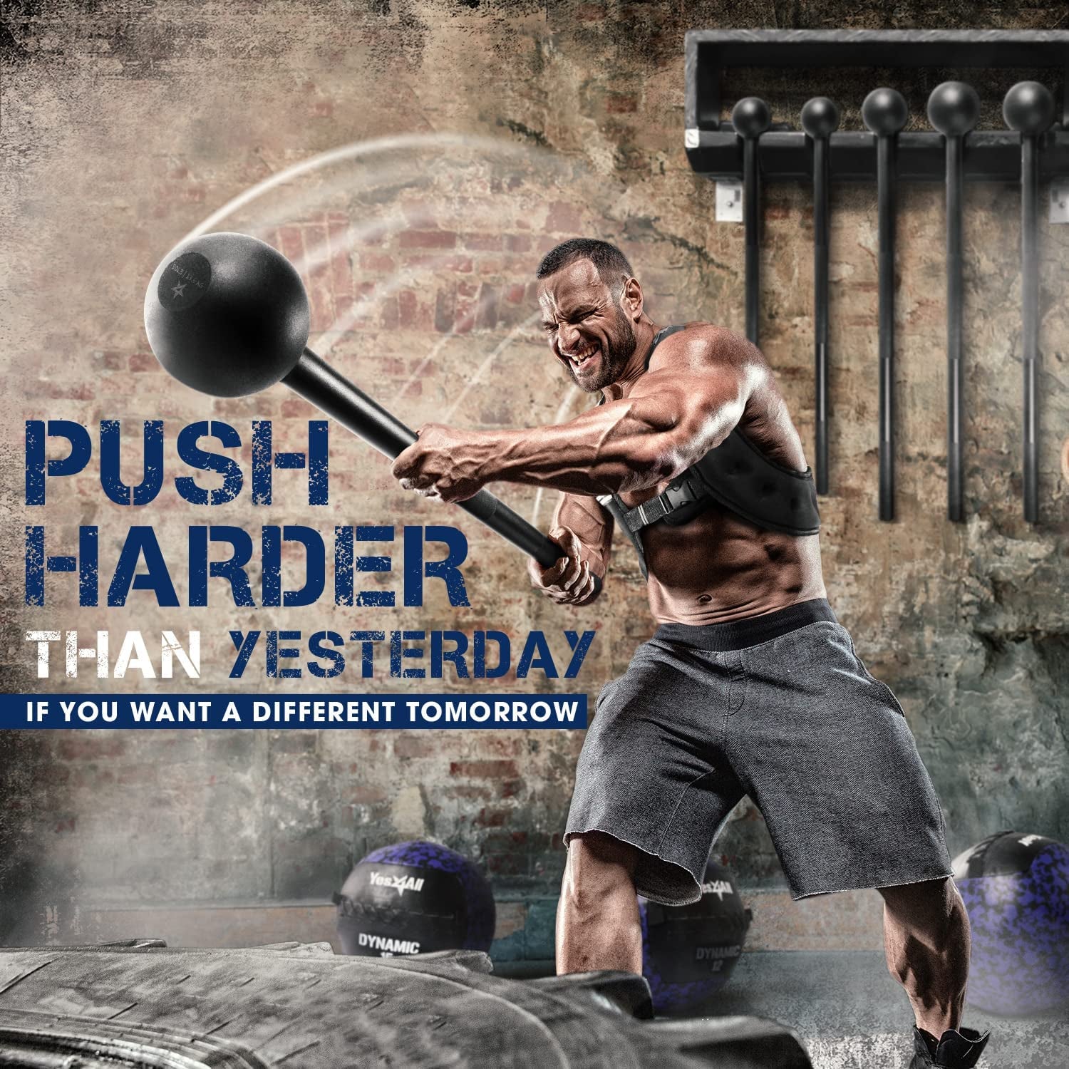 Steel Mace Bell for Comprehensive Strength Training - Versatile Weights for Full Body, Shoulders, Grips, and Forearms Workouts (5 to 30 LB) for Men and Women