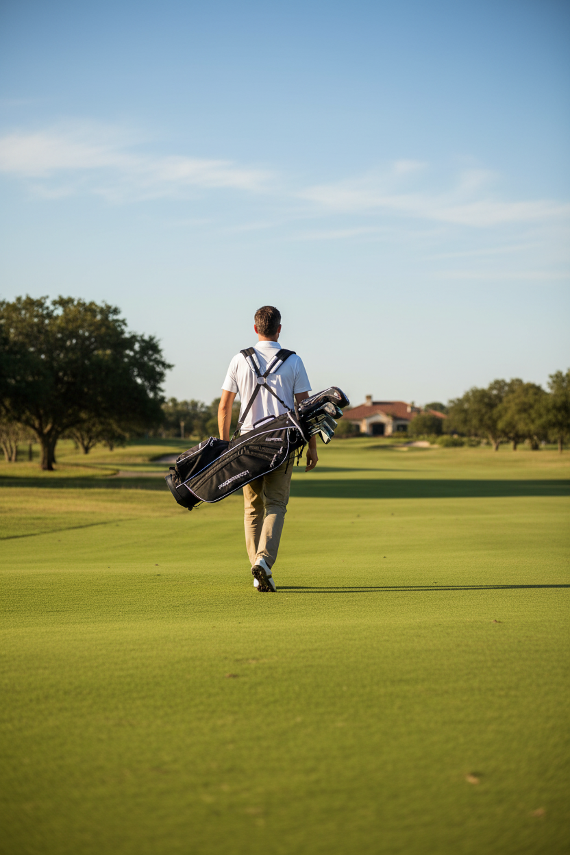 Golf DRK Stand Bag - Action