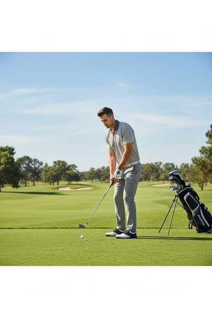 Golf Shirts - Lifestyle (Stone Striped)