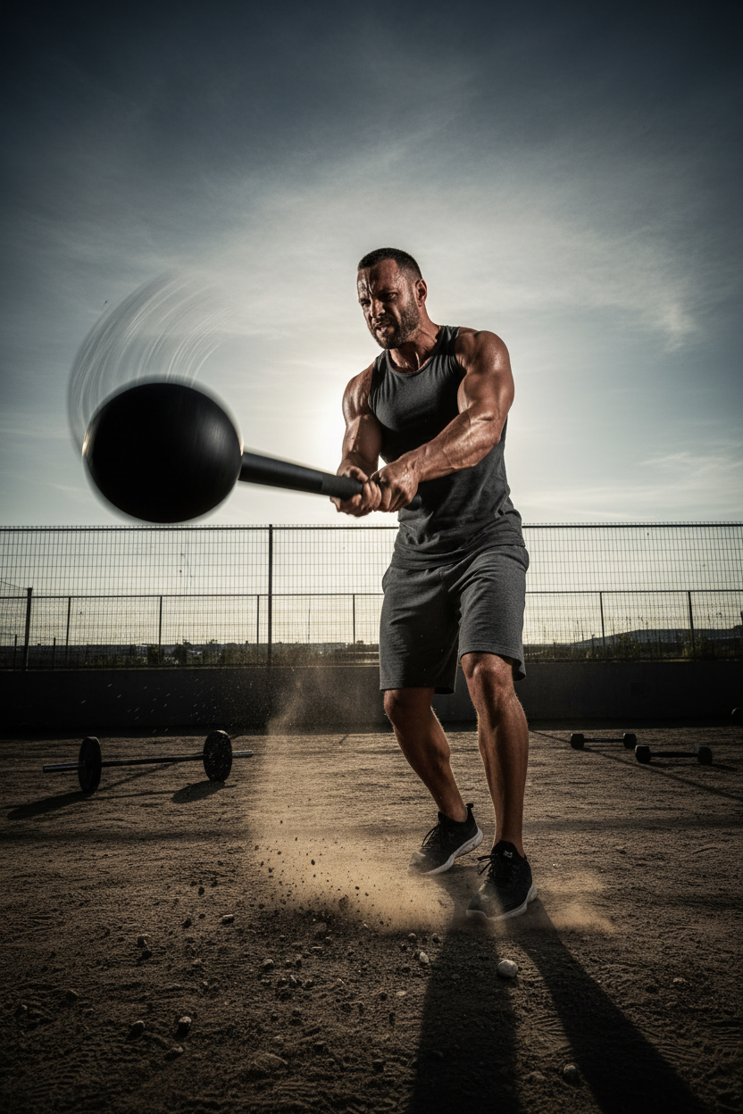 Steel Mace Bell - Action
